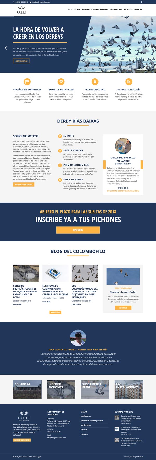 Web Derby Rías Baixas